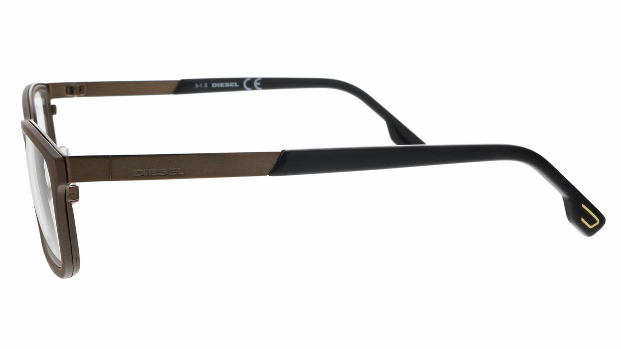 Diesel DL5196 049 Brown Modified Rectangle Optical Frames