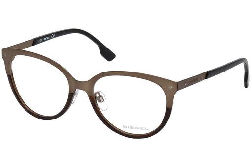 Diesel DL5217 038 Brown Round Optical Frames