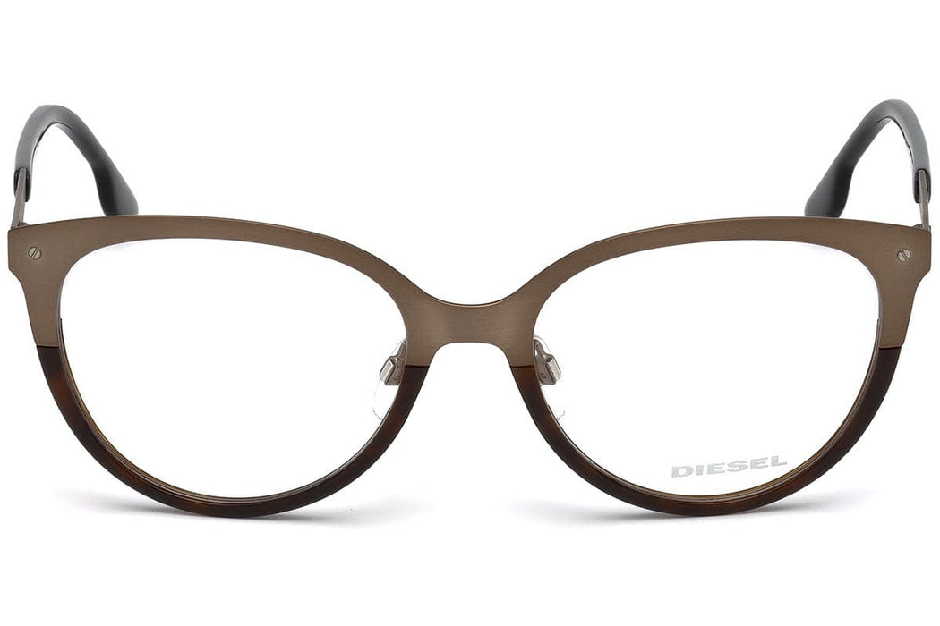 Diesel DL5217 038 Brown Round Optical Frames