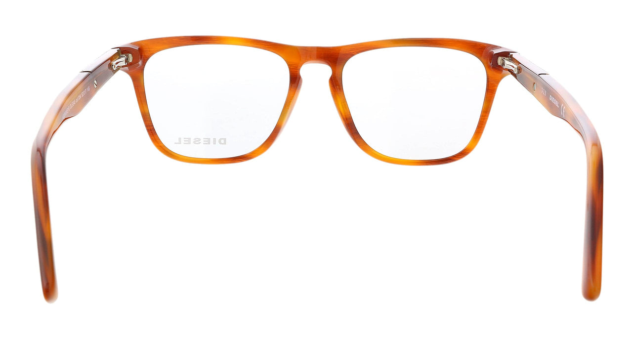 Diesel DL5249 Red Havana Square Eyeglasses