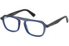 Diesel  Blue Rectangle Eyeglasses