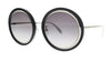 Alexander McQueen   Silver  Round Sunglasses