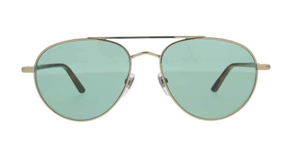 Gucci GG0388S-010  Green Aviator Sunglasses