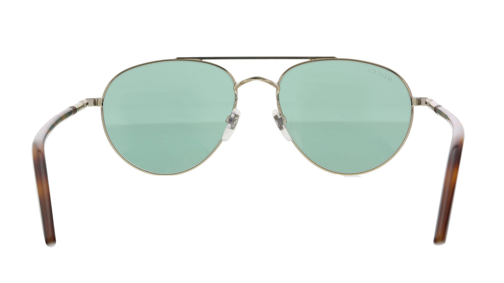 Gucci GG0388S-010  Green Aviator Sunglasses