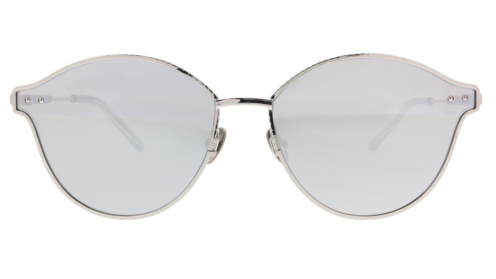 Bottega Veneta BV0139S-005  Silver  Round Sunglasses