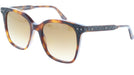 Bottega Veneta BV0118S-002  Brown  Rectangle Sunglasses