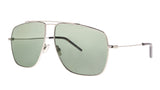 Saint Laurent   Silver  Rectangle Sunglasses