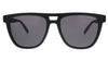 Montblanc MB0063S-001  Black  Rectangle Sunglasses