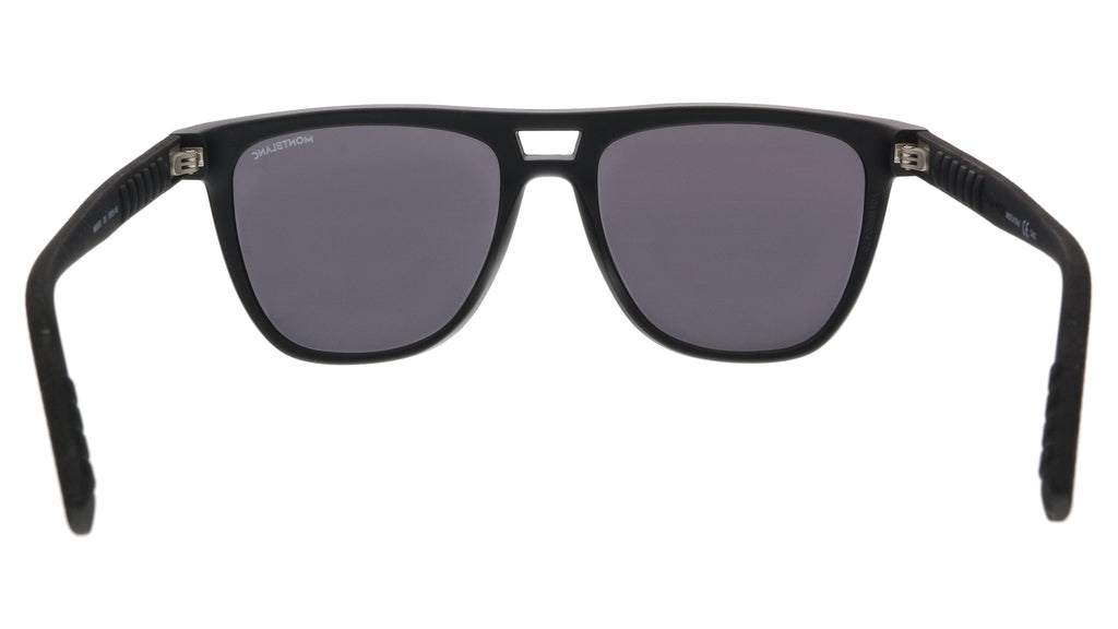 Montblanc MB0063S-001  Black  Rectangle Sunglasses