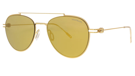Montblanc MB0001S-003  Gold  Aviator Sunglasses