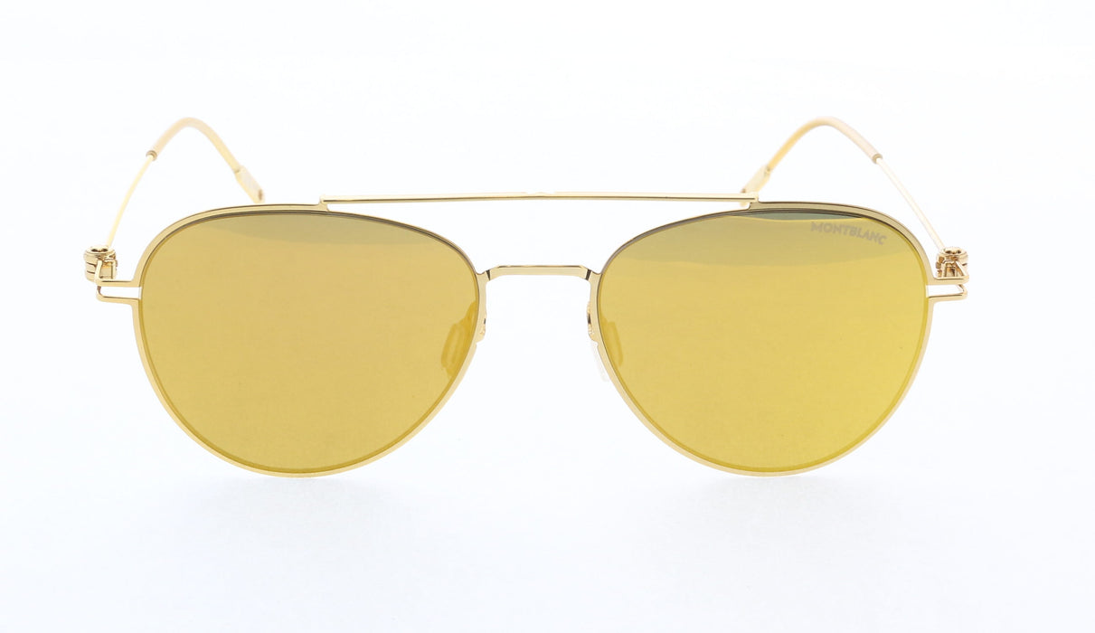 Montblanc MB0001S-003  Gold  Aviator Sunglasses