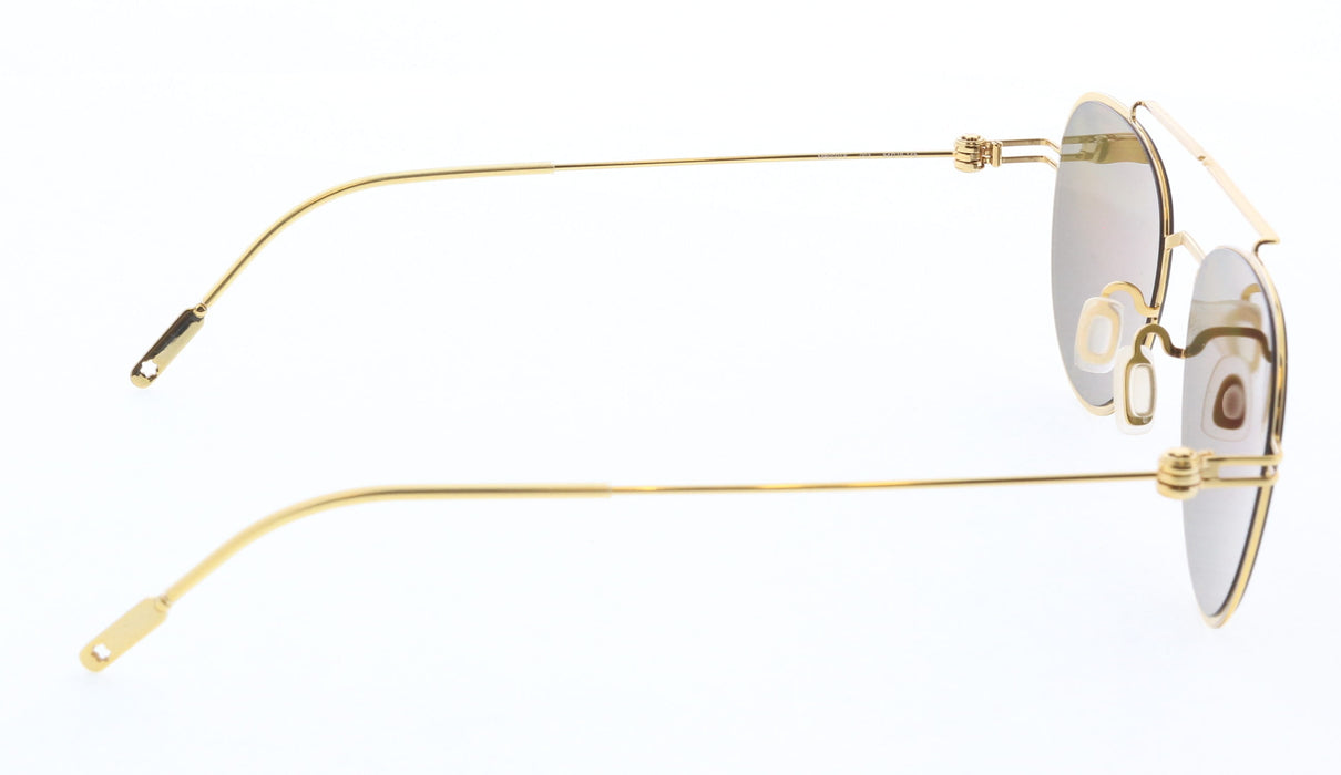 Montblanc MB0001S-003  Gold  Aviator Sunglasses