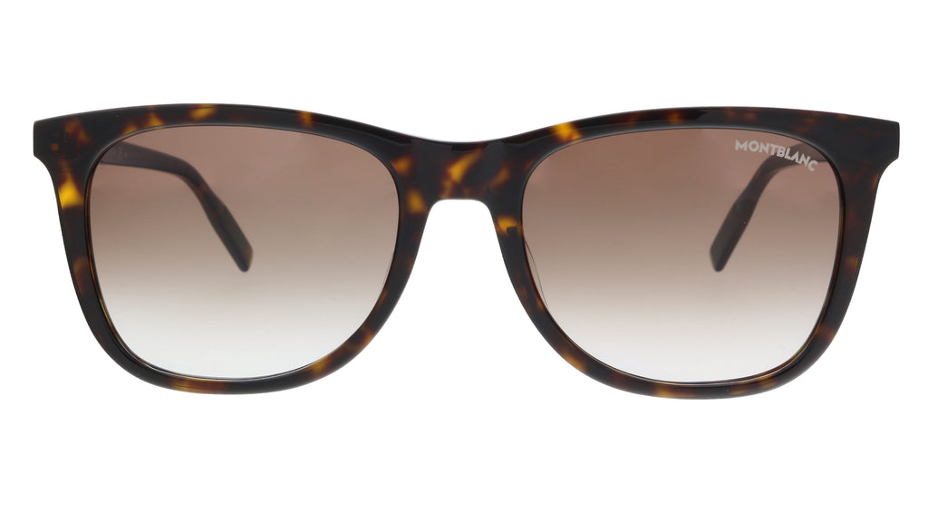 Montblanc MB0017S-002  Havana  Rectangle Sunglasses