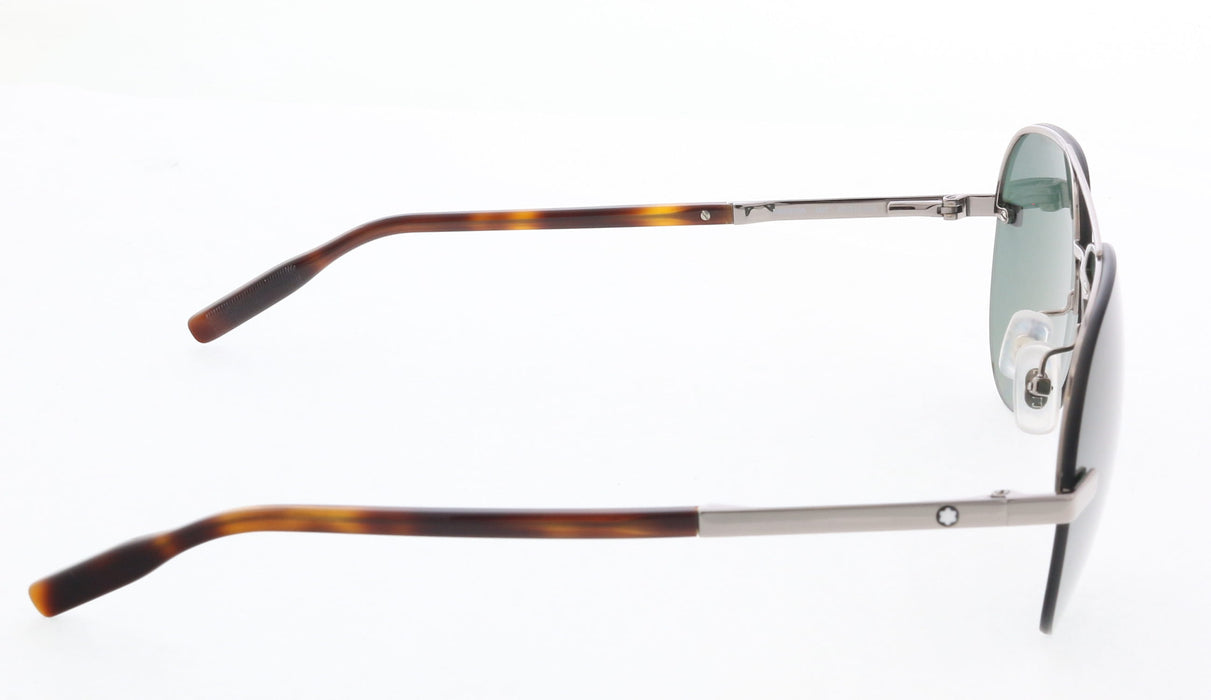 Montblanc MB0018S-007  Havana  Aviator Sunglasses