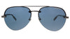 Montblanc MB0018S-008 Black Aviator Sunglasses