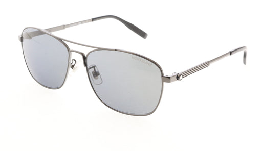 Montblanc MB0026S-005 Ruthenium Aviator Sunglasses