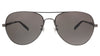 Montblanc MB0027S-001 Ruthenium Aviator Sunglasses