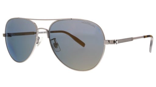 Montblanc MB0027S-004 Ruthenium Aviator Sunglasses