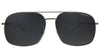 Montblanc MB0046S-005 Ruthenium Aviator Sunglasses