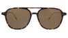 Montblanc MB0003S-002  Havana  Aviator Sunglasses