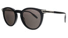 Montblanc MB0041S-001 Black Round Sunglasses
