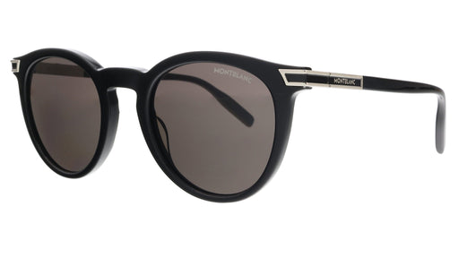 Montblanc MB0041S-001 Black Round Sunglasses