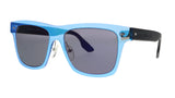 McQ  Blue Rectangle Sunglasses