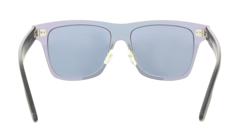 McQ MQ0008S-005 Clear Rectangle Sunglasses