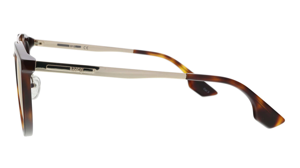 McQ MQ0037S-002 Havana Aviator Sunglasses