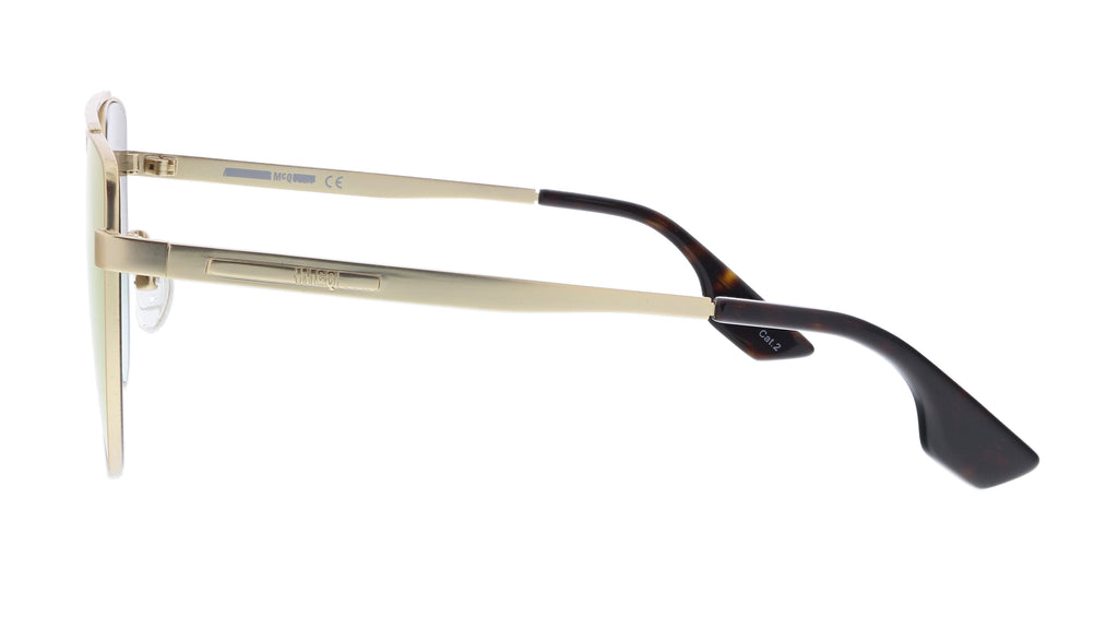 McQ MQ0075S-003 Gold Cateye Sunglasses