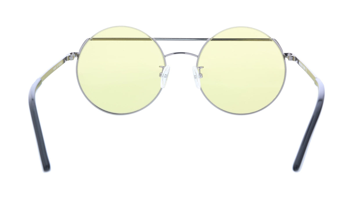 McQ MQ0164S-003 Silver Round Sunglasses