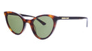 McQ MQ0122S-002 Havana Cateye Sunglasses