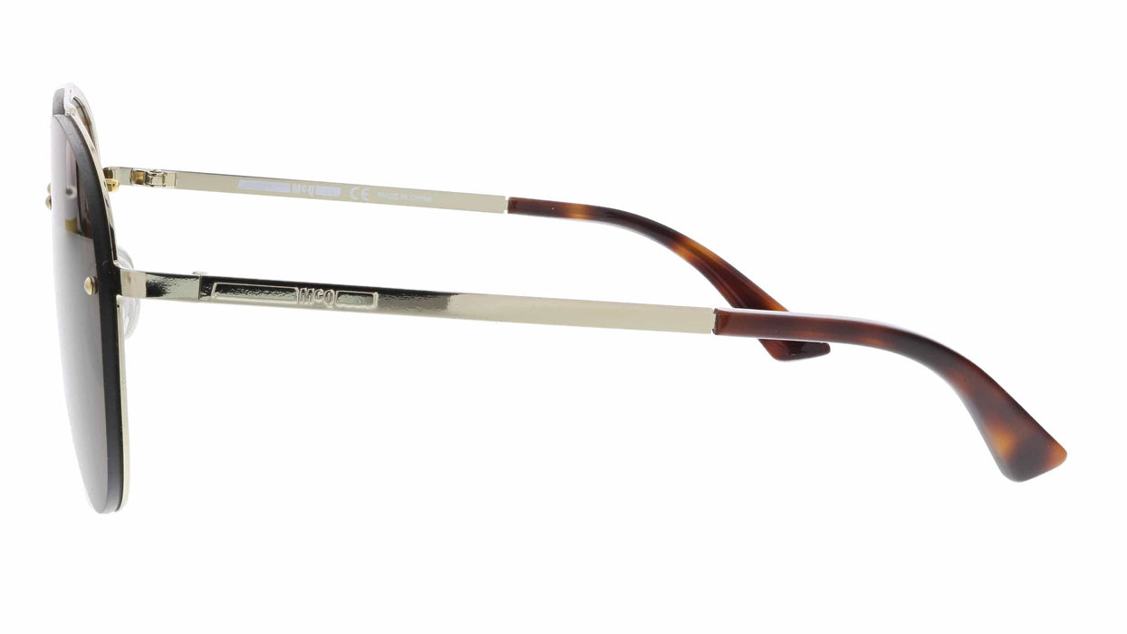 McQ MQ0136S-002 Havana Aviator Sunglasses