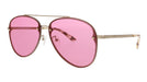 McQ MQ0136S-012 Gold Aviator Sunglasses
