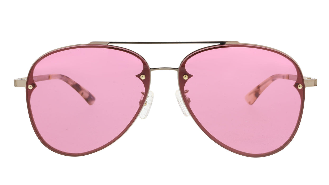 McQ MQ0136S-012 Gold Aviator Sunglasses