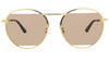 McQ MQ0232SA-002 Gold Aviator Sunglasses