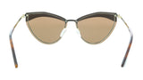 McQ MQ0208S-002 Gold Cateye Sunglasses