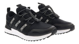 Versace Jeans Couture Black Signature Athletic Fashion Sneakers