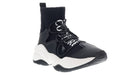 Versace Jeans Couture Womens Black Slip on Ankle Sneakers