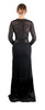 Roberto Cavalli Elegant Black Lace Maxi Dress with Fringe  40IT-6US