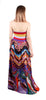 Roberto Cavalli Bohemian Multicolor Halter Maxi Dress Lace Up Front  48IT-14US