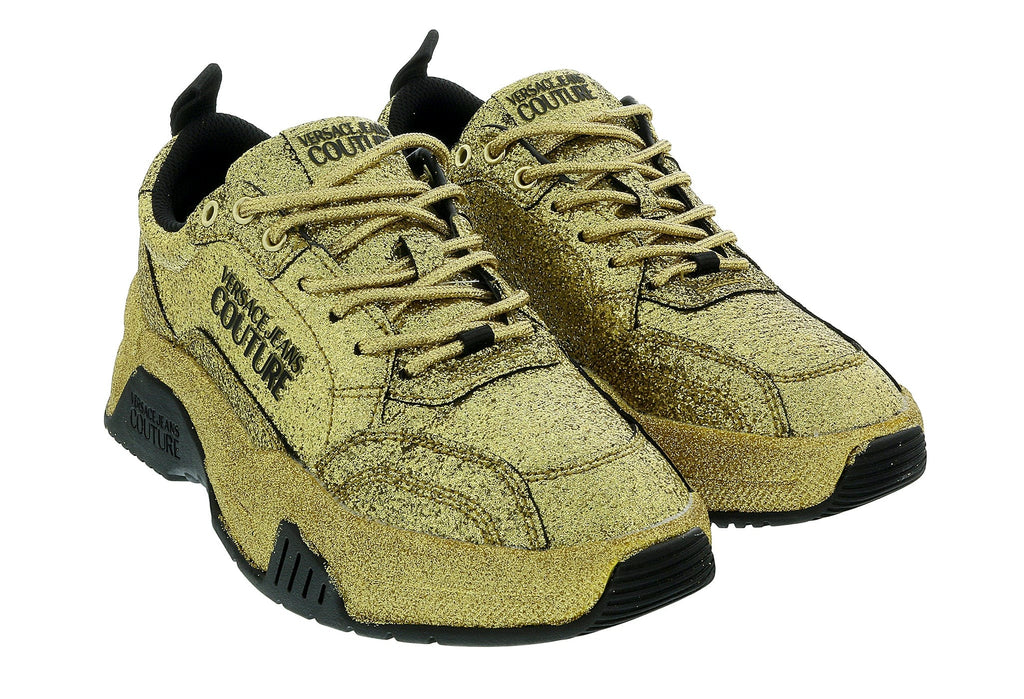 Versace Jeans Couture Gold Athletic Chunky Fashion Sneakers -8
