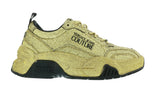 Versace Jeans Couture Gold Athletic Chunky Fashion Sneakers -