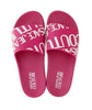 Versace Jeans Couture Fuchsia Signature Pool Slide -