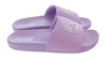 Versace Jeans Couture Lavender Signature Logo Pool Slide -