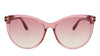 Tom Ford FT0787 72T Maxim   Shiny Pink Round Sunglasses