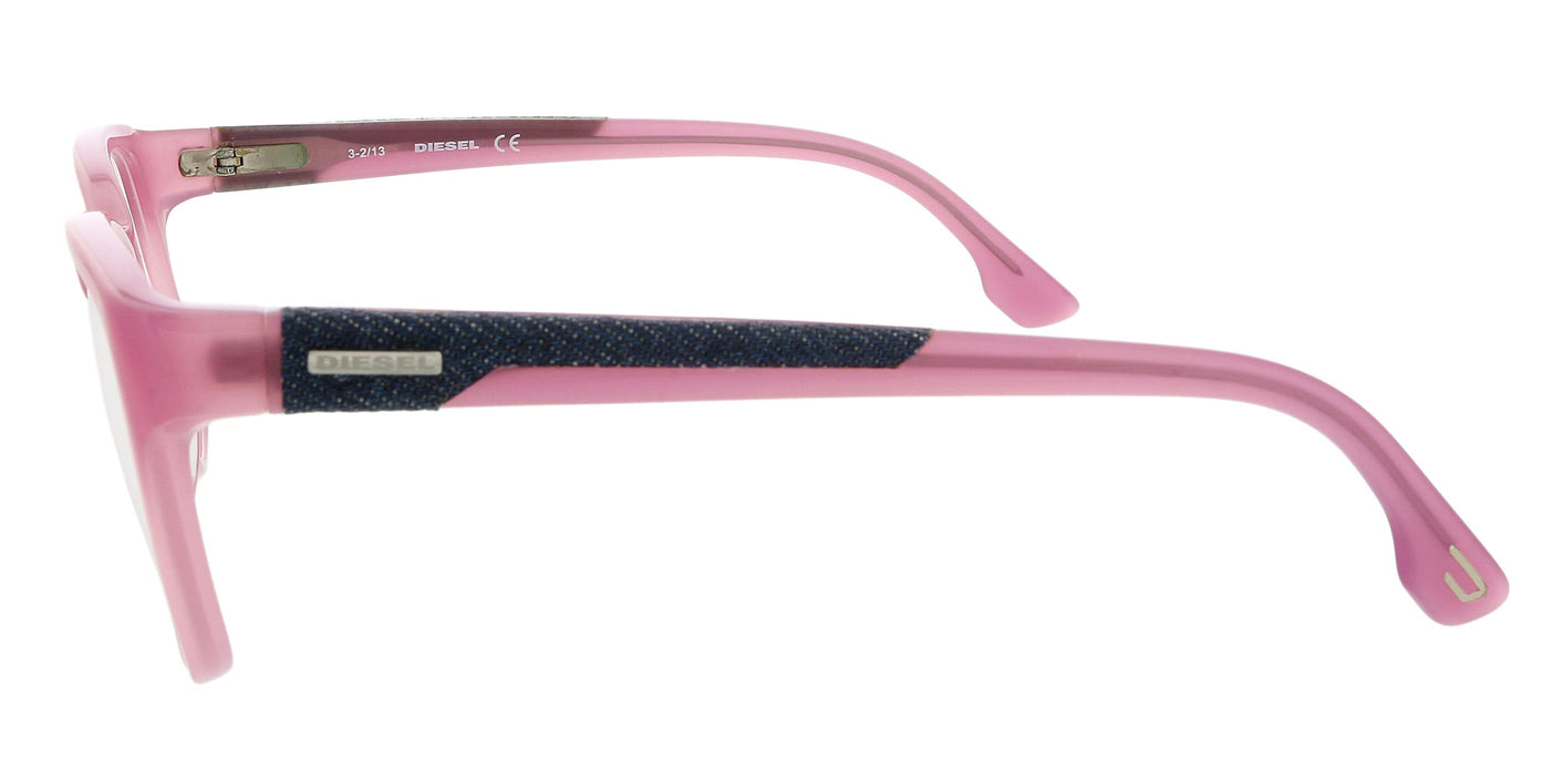 Diesel DL5032 Shiny Violet Rounded Square Eyeglasses