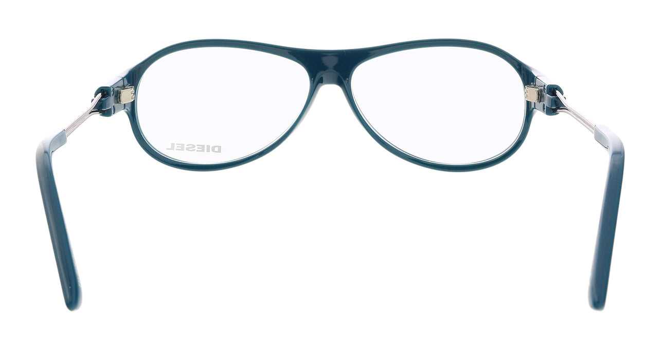 Diesel DL5061 Shiny Turquoise Classic Pilot Eyeglasses