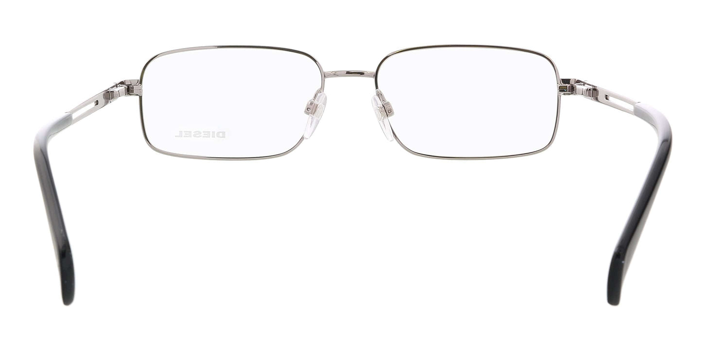 Diesel DL5109 Shiny Palladium Rectangular Eyeglasses