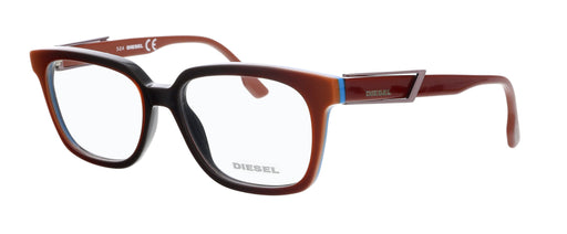 Diesel DL5111 Light Brown Modified Square Eyeglasses